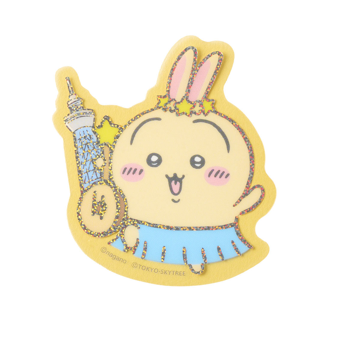 🎀【預訂】 Chiikawa 人魚島的秘密 x 星空晴空塔貼紙 - Usagi