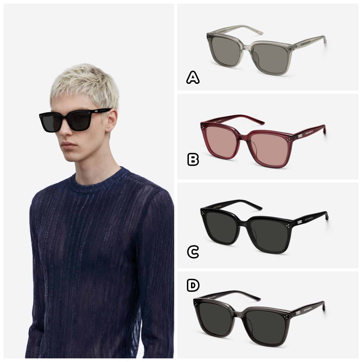 Gentle Monster Gent 方形太陽眼鏡