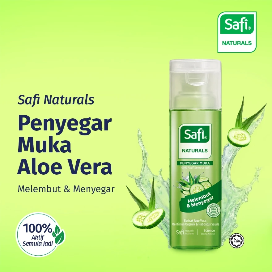 Safi Naturals Toner Penyegar Muka 100ml