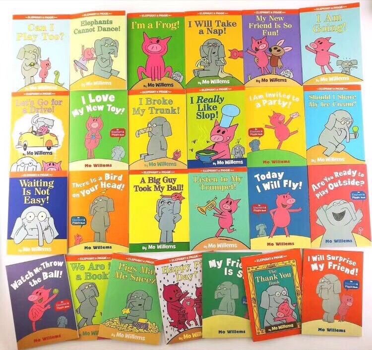 Elephant & Piggie Collection 25 Books|小豬小象系列25冊|吳敏蘭書|點讀版 |點讀筆有需要可另購   B025