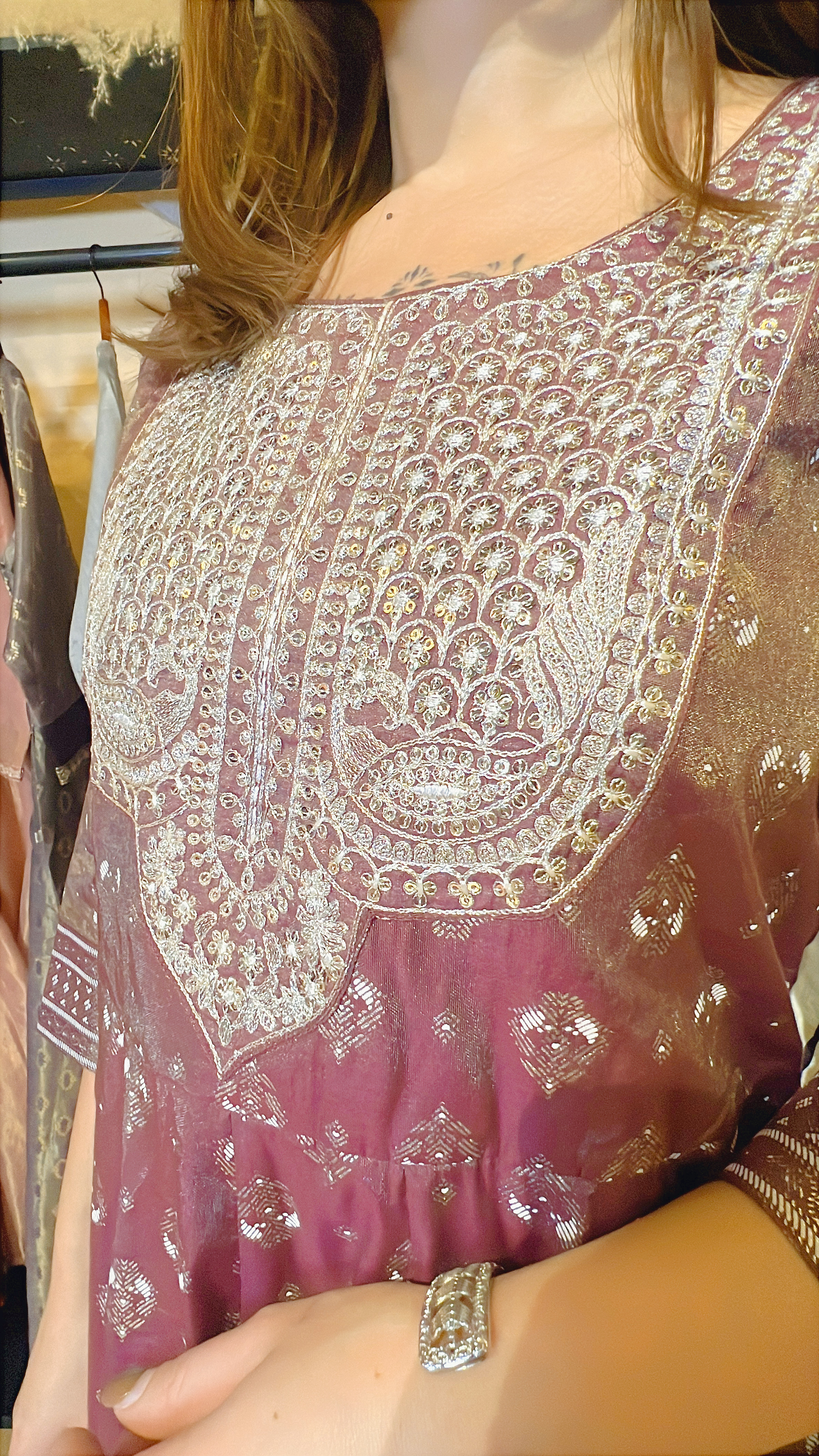 Grape Silky Bling Bling Mid-Sleeve OP #1012