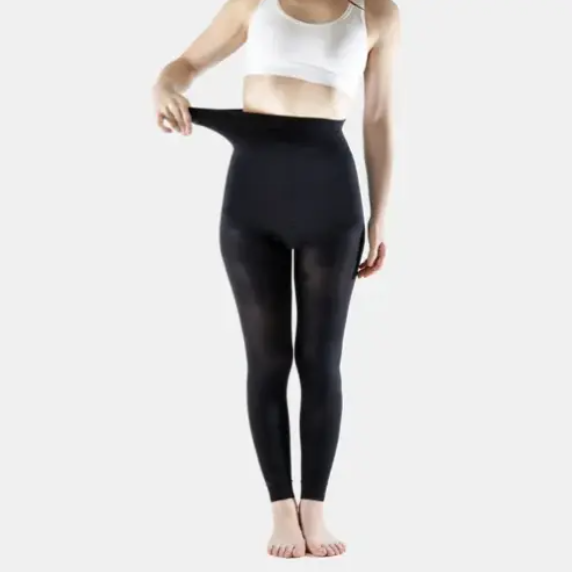 防紫外線緊身褲 M-L Shine - 黑色 平行進口