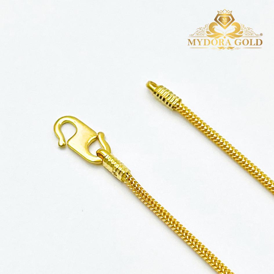 MYDORA Rantai Tangan Fesyen PDR + Mini Boba Perut Ular l EMAS 916/22K