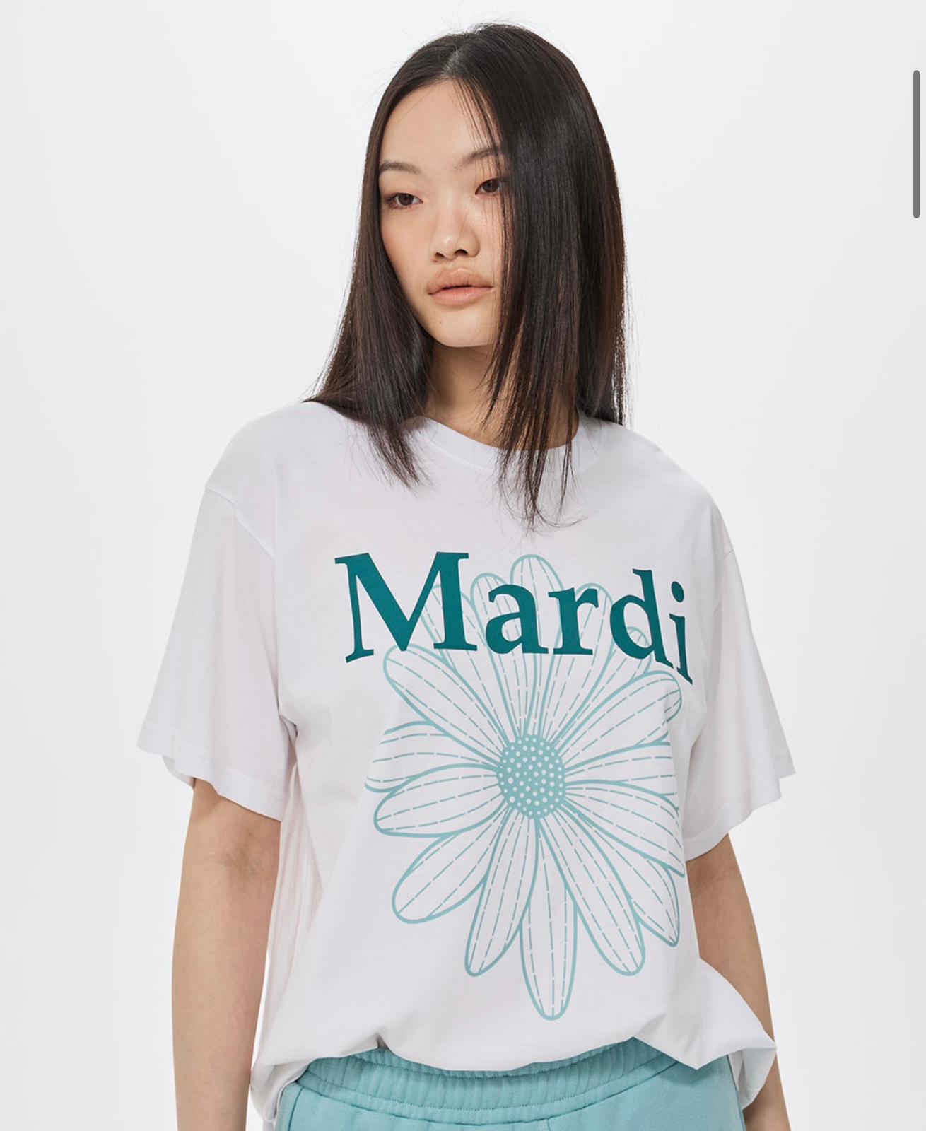 *🇰🇷韓國直送Mardi Mercredi🇰🇷🆕2026年最最新顏色TSHIRT FLOWERMARDI DUO短袖T恤折扣優惠🈹靚😍紫色控😍*