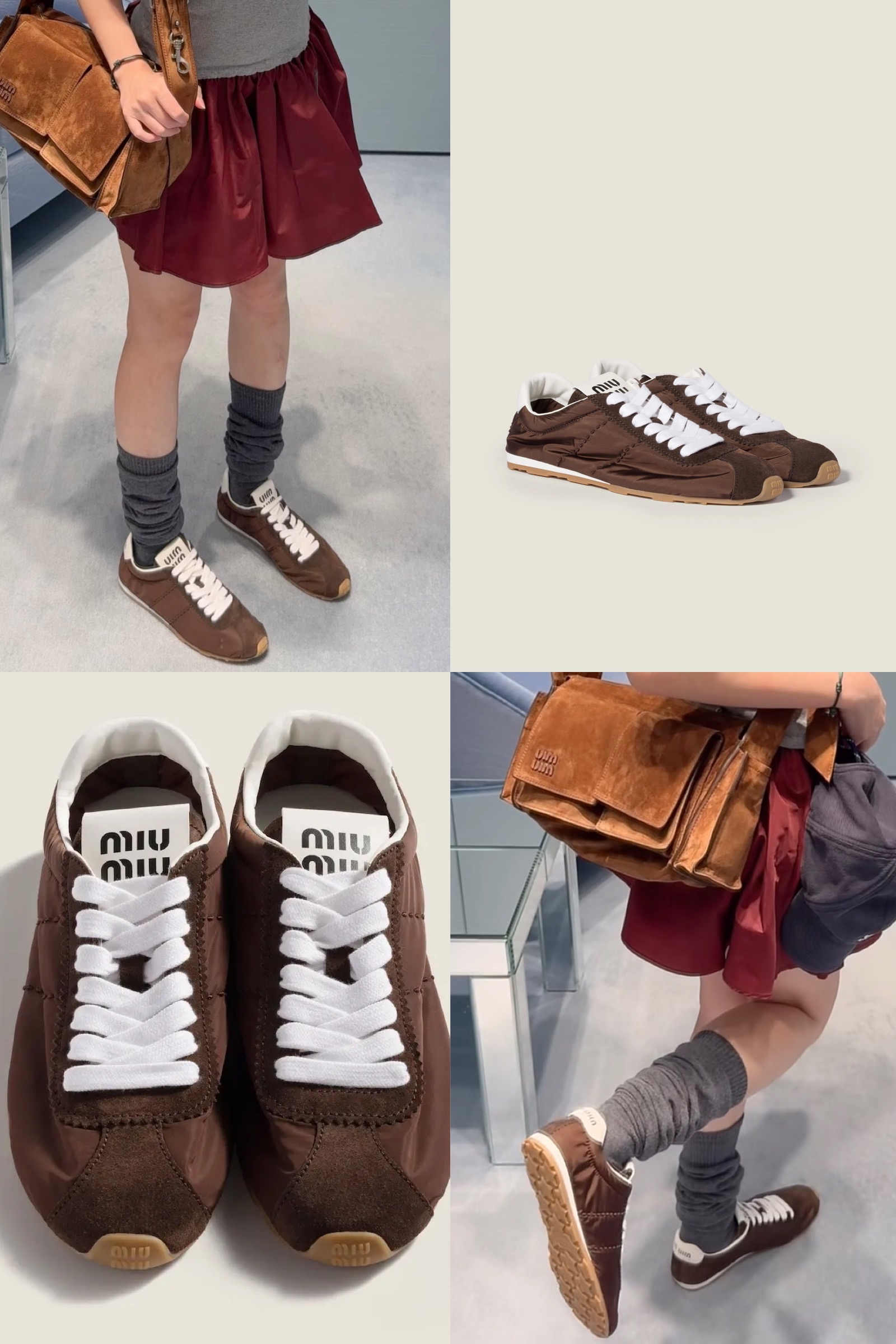 限時優惠✨訂貨📮MIUMIU PLUME sneaker    Size 36.5/37/37.5/39/40