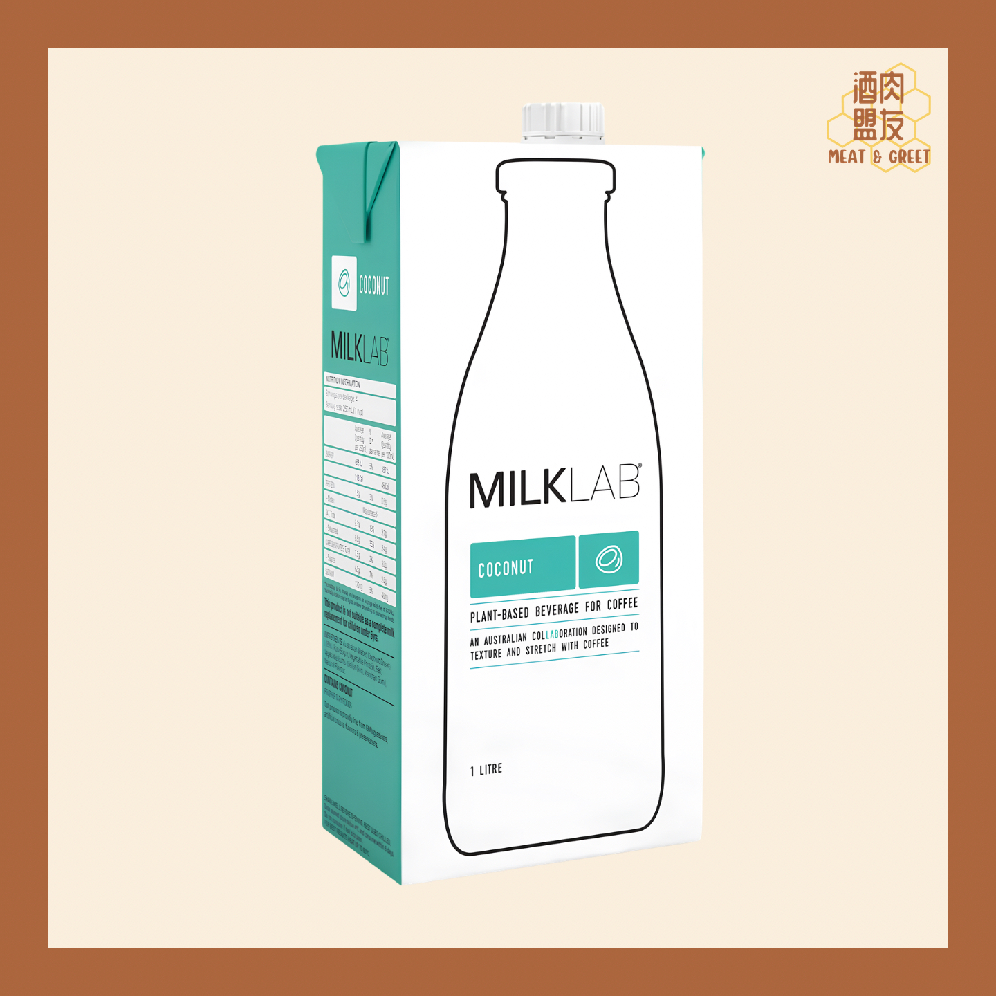 Milk Lab Coconut Milk 椰子植物奶 (箱 x 8盒)