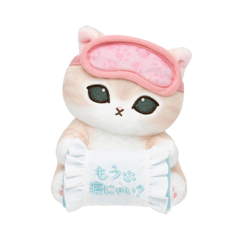 🌸 【預訂】<睡覺嗎？>貓公仔電腦掛件 - Mofusand 18/9新品