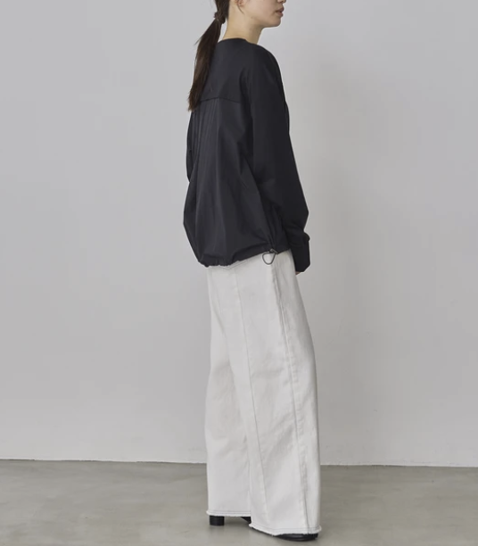 拼接設計上衣 - 2026 流行穿搭  長䄂上衣 春夏時尚穿搭 獨特設計 成人休閒 日常穿搭 易於配搭 日本直送   #JP-I-260024