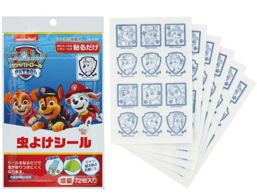 SKATER 驅蚊貼72枚入 (PAW PATROL)