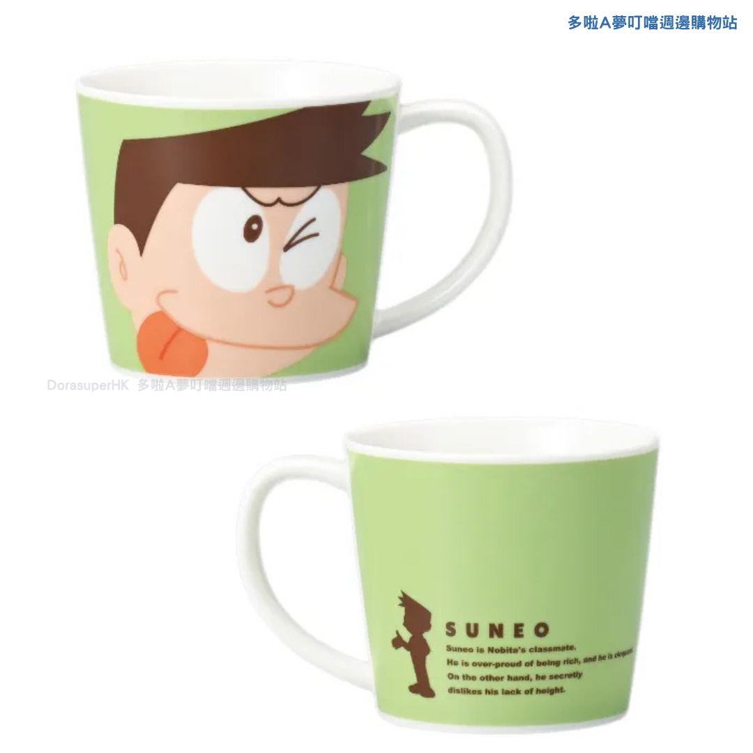 [訂購] 多啦A夢陶瓷杯 大集合 大雄 胖虎 金正陶瓷 (日本製) | Doraemon杯套裝