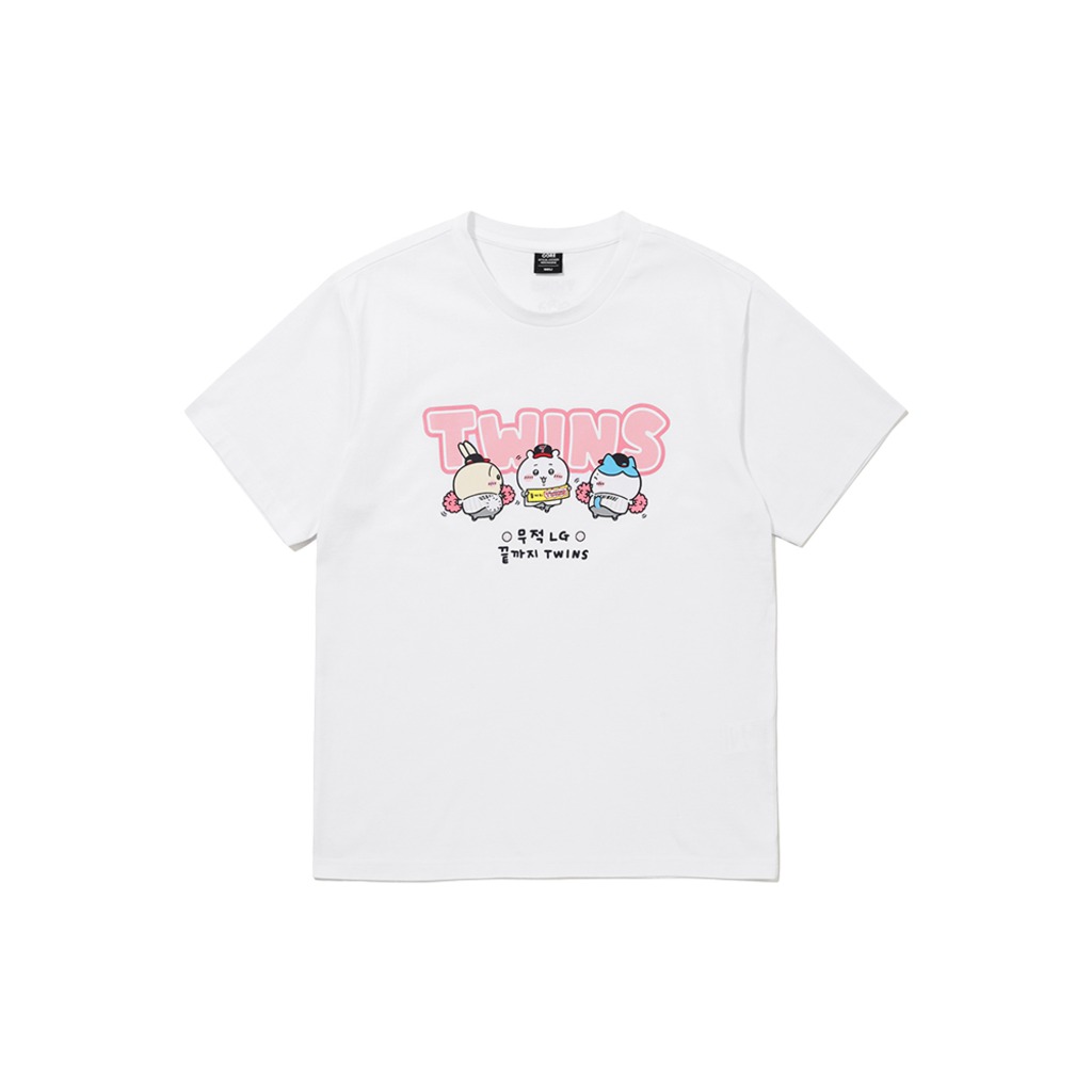 《Pre-Order》Tee｜韓國 Chiikawa 吉伊卡哇 X LG Twins 棒球隊商品 (26CKW17-P)
