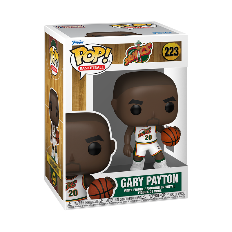 📦訂購 美國代購 Funko POP! NBA Gary Payton (White Home Uniform) Figure 西雅圖超音速 模型