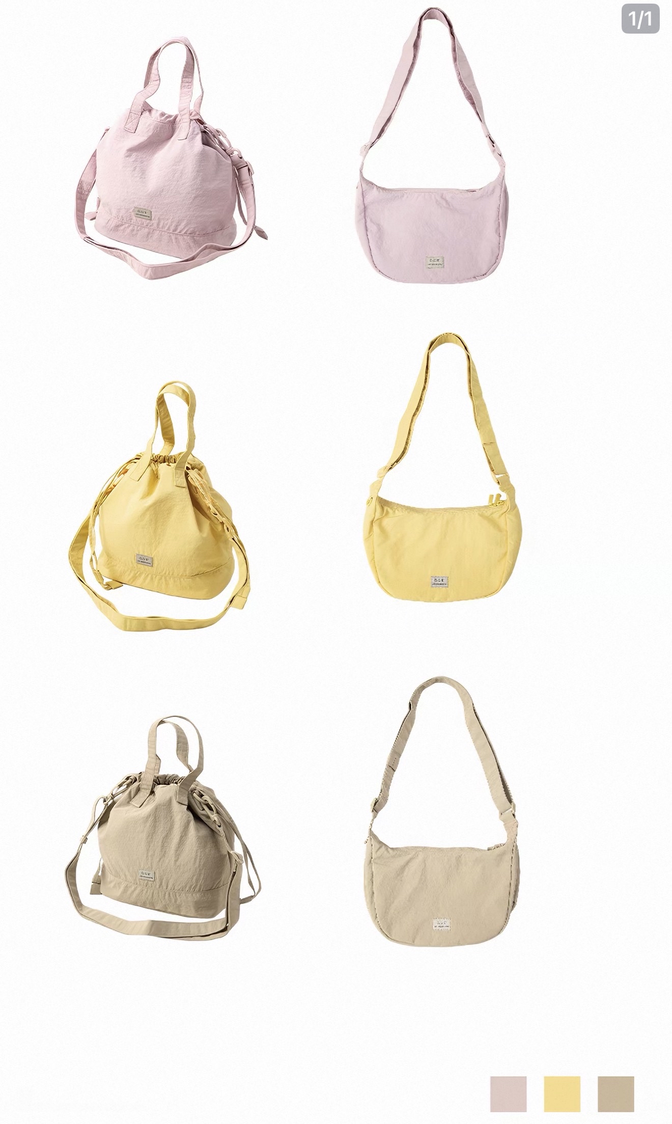 ManXing Series Pocket Crossbody bag