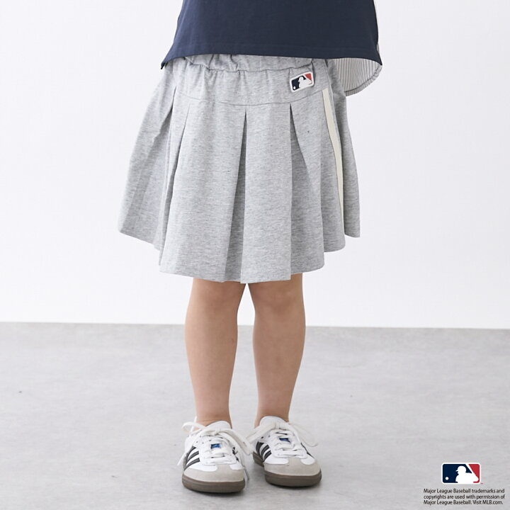 🇯🇵預訂 日本直送🇯🇵Petit Main x MLB系列三色球隊標誌上衣百摺裙上下套裝