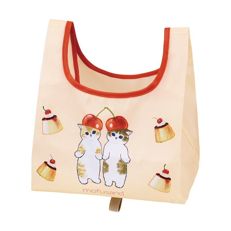 日本 Mofusand貓咪 鯊魚貓 mofumofu store 扭蛋環保袋