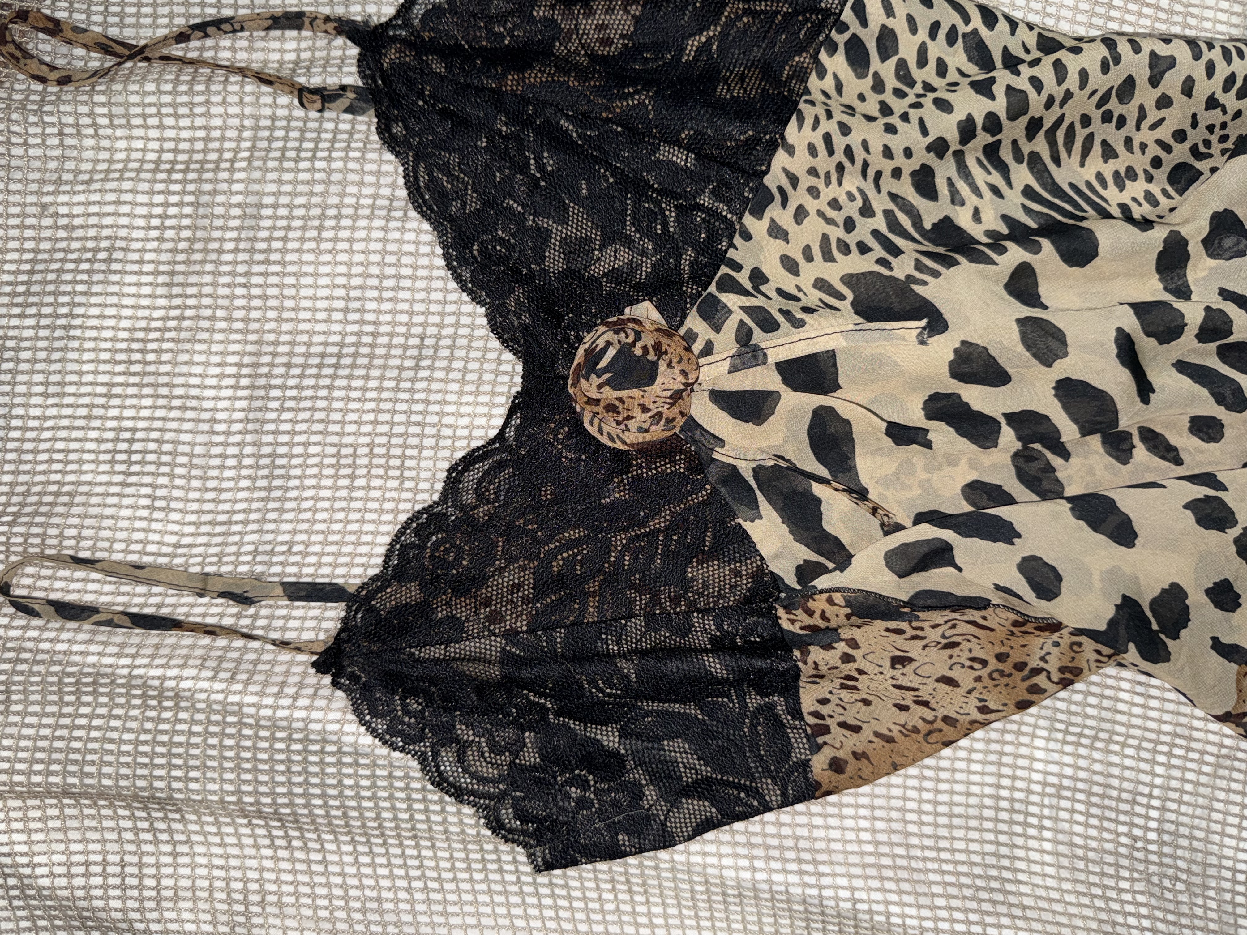 Sleeveless Leopard Print Dress