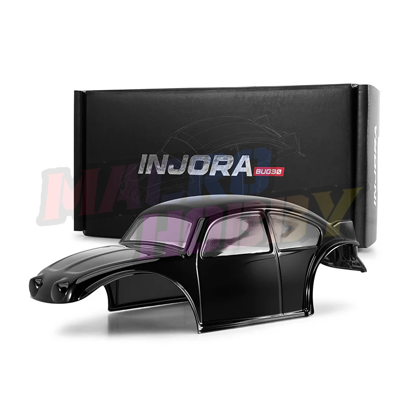 INJORA BUG30 Body with Magnetic Mount for 1/30 SCX30 BLACK #530377