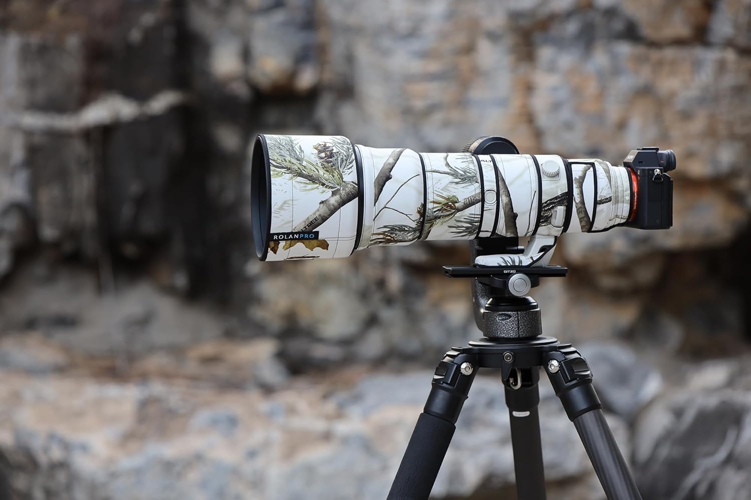 ROLANPRO Lens Camouflage Coat For SONY FE 400-800mm F6.3-8 G OSS (SEL400800G) 防水炮衣