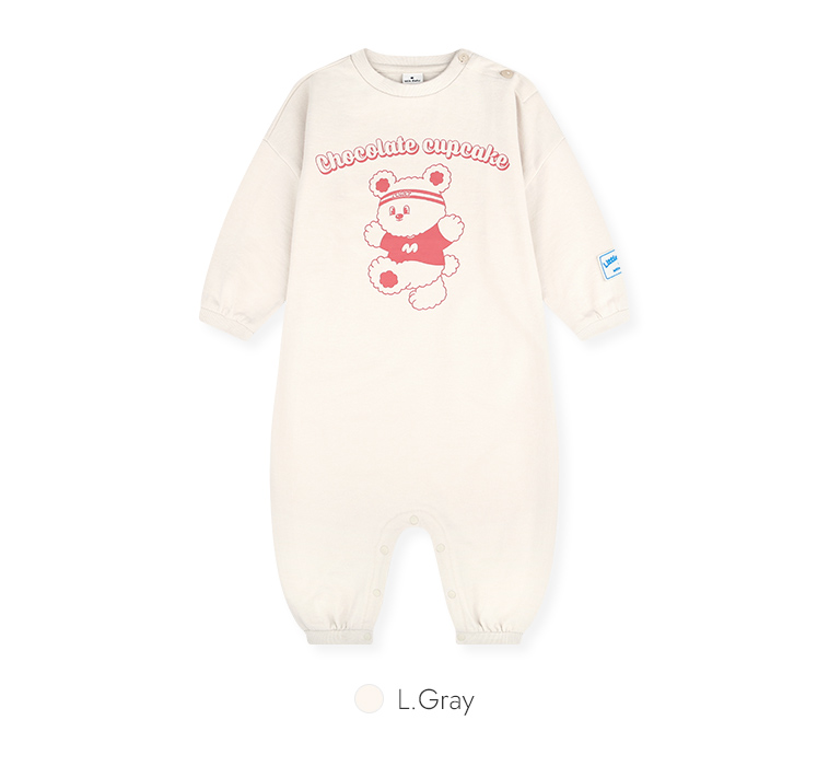 🍁預訂 韓國直送🍁🇰🇷Milk Baby運動小熊字母印花寬鬆長袖連身服