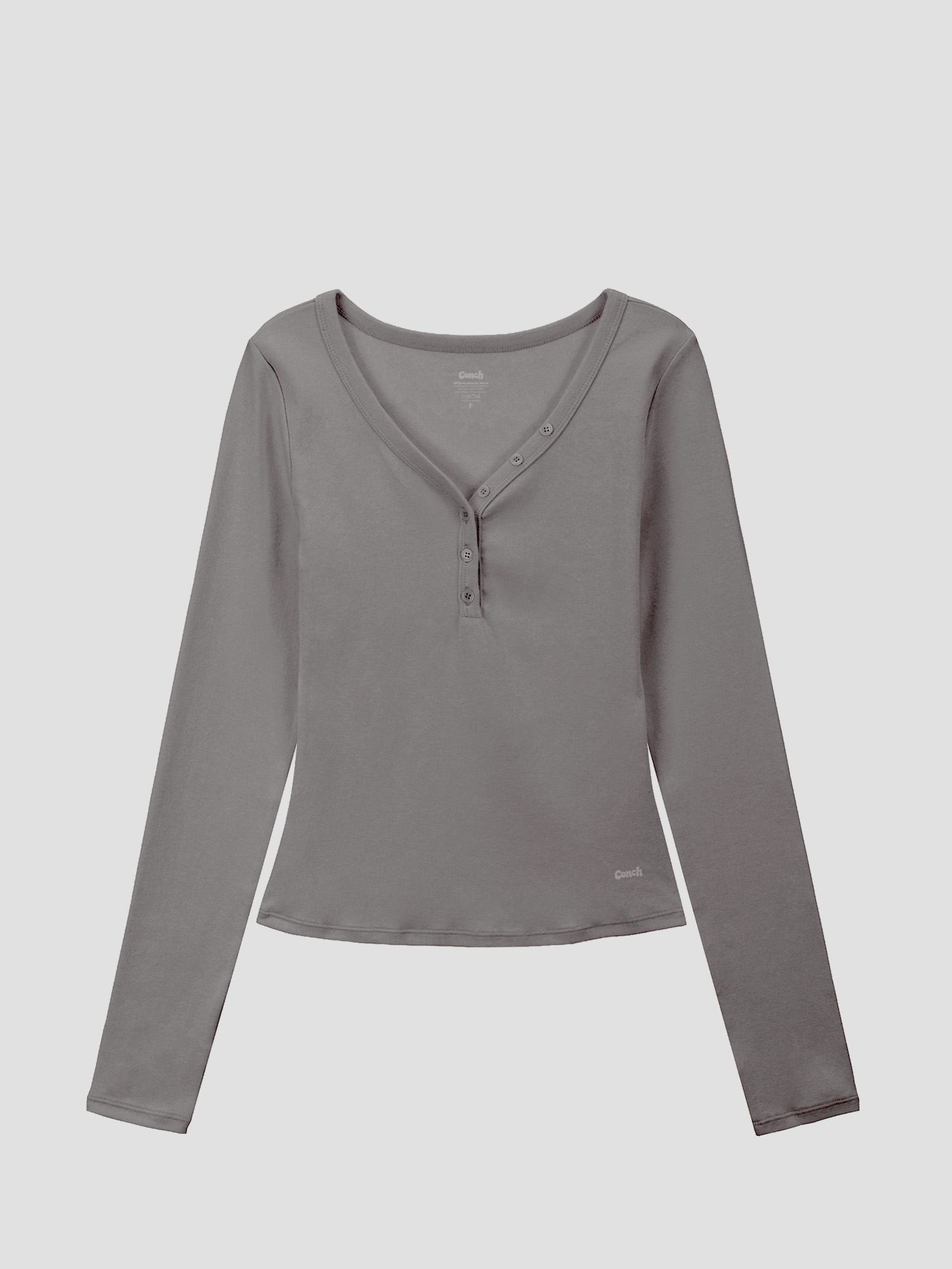 預購_V-neck Layered T-shirt (無帽) by Conch