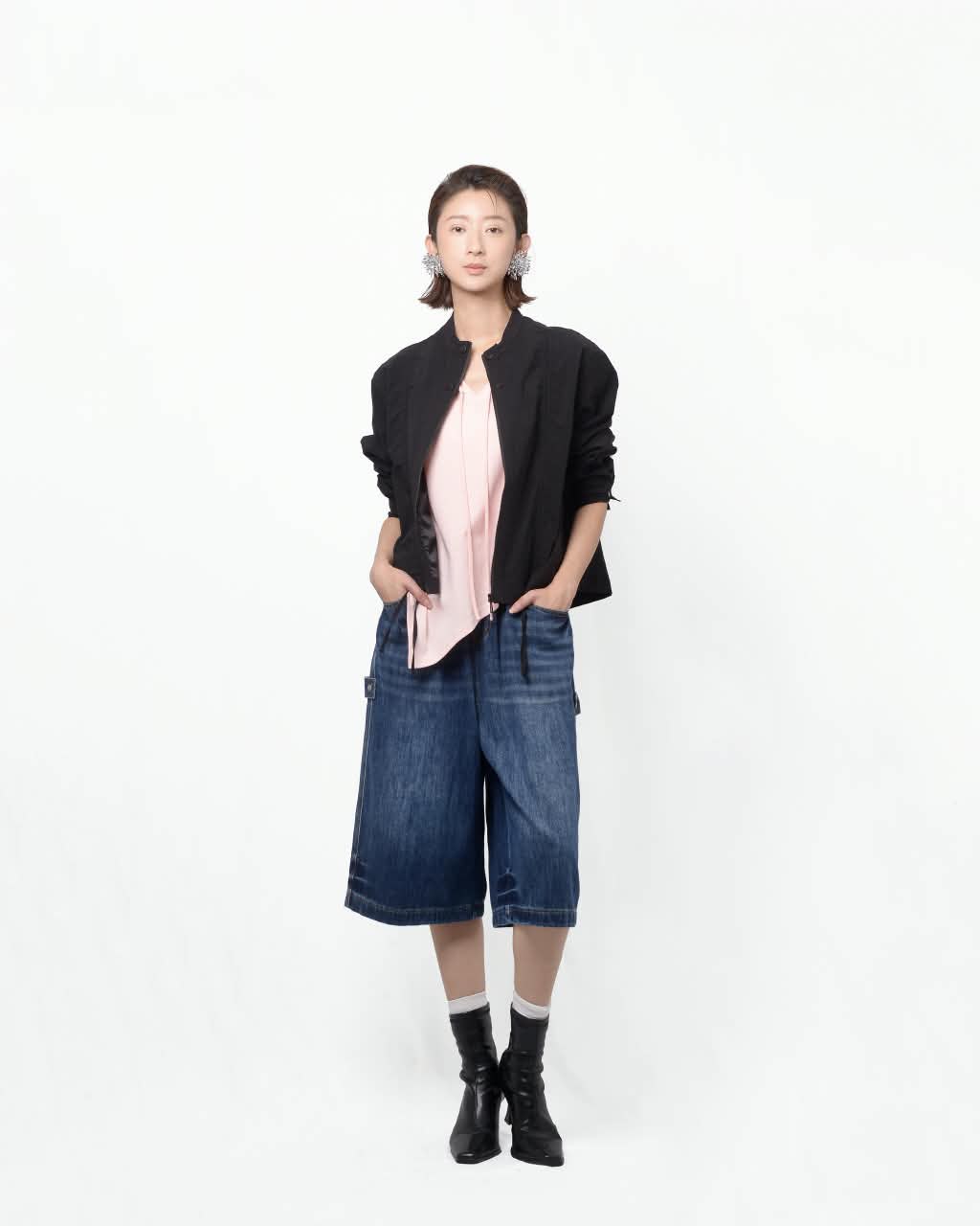 VIL-T2721 ASYMMETRIC KNIT TOP