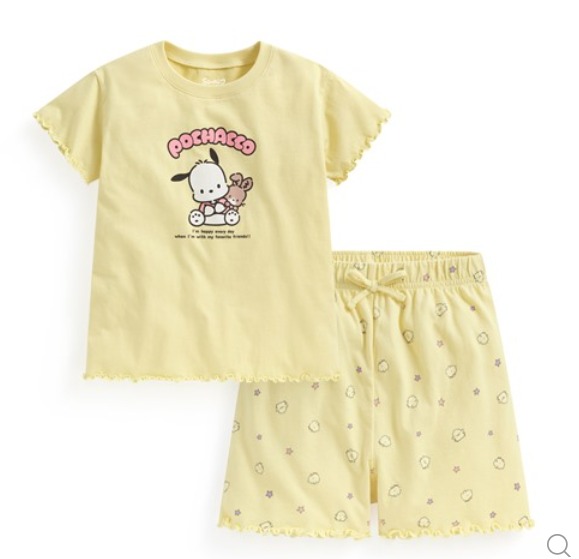 三麗鷗純棉木耳邊家居套裝-02-童