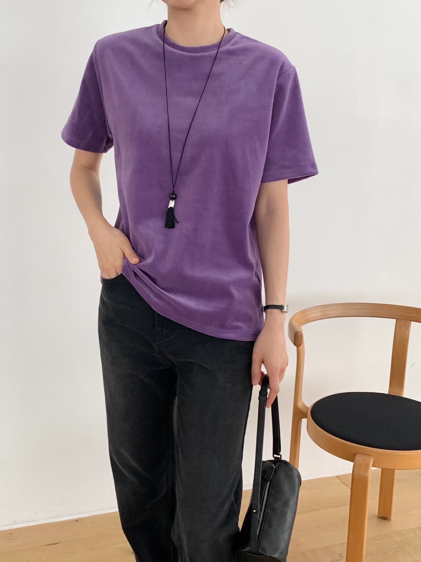 Basic Velvet Tee