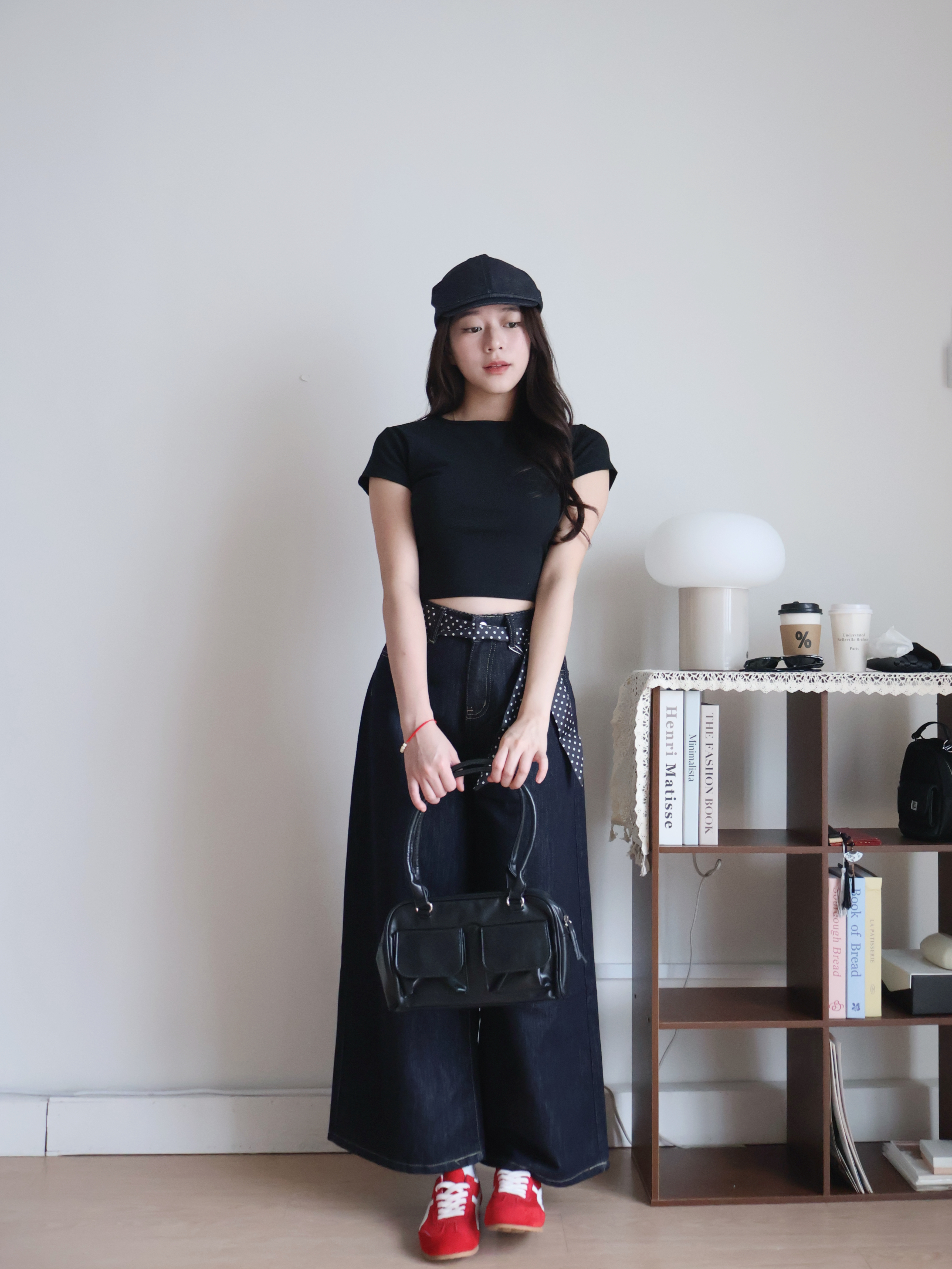 Kyle Cropped Top | Black