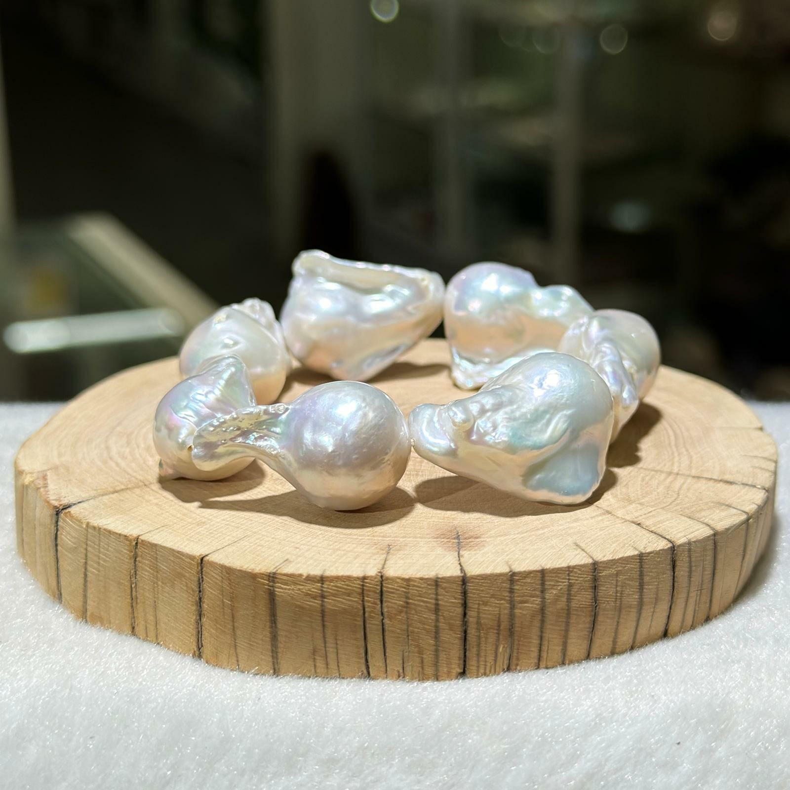 大m💫天然淡水珍珠手串 13.5 mm +/-