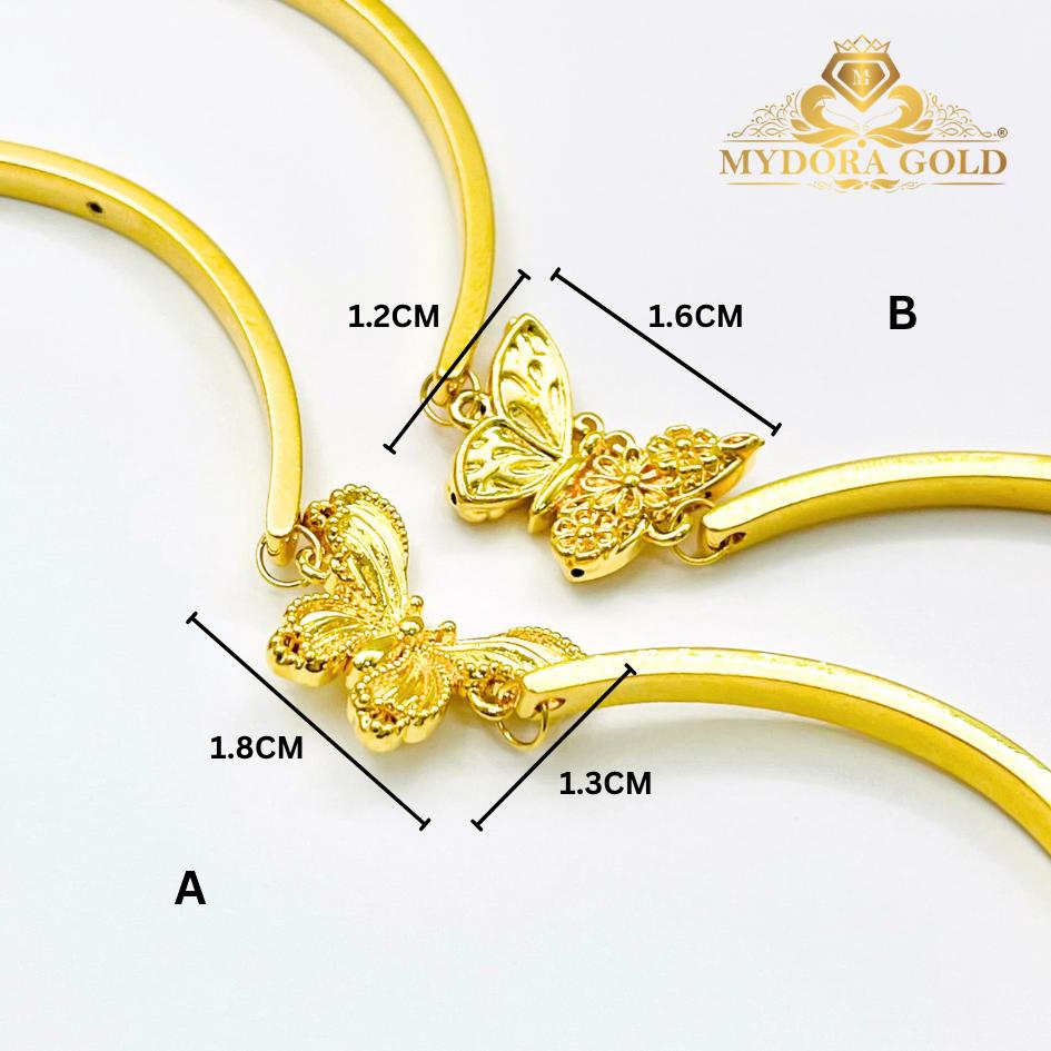 MYDORA Gelang Fashion Butterfly Series l EMAS 916/22K