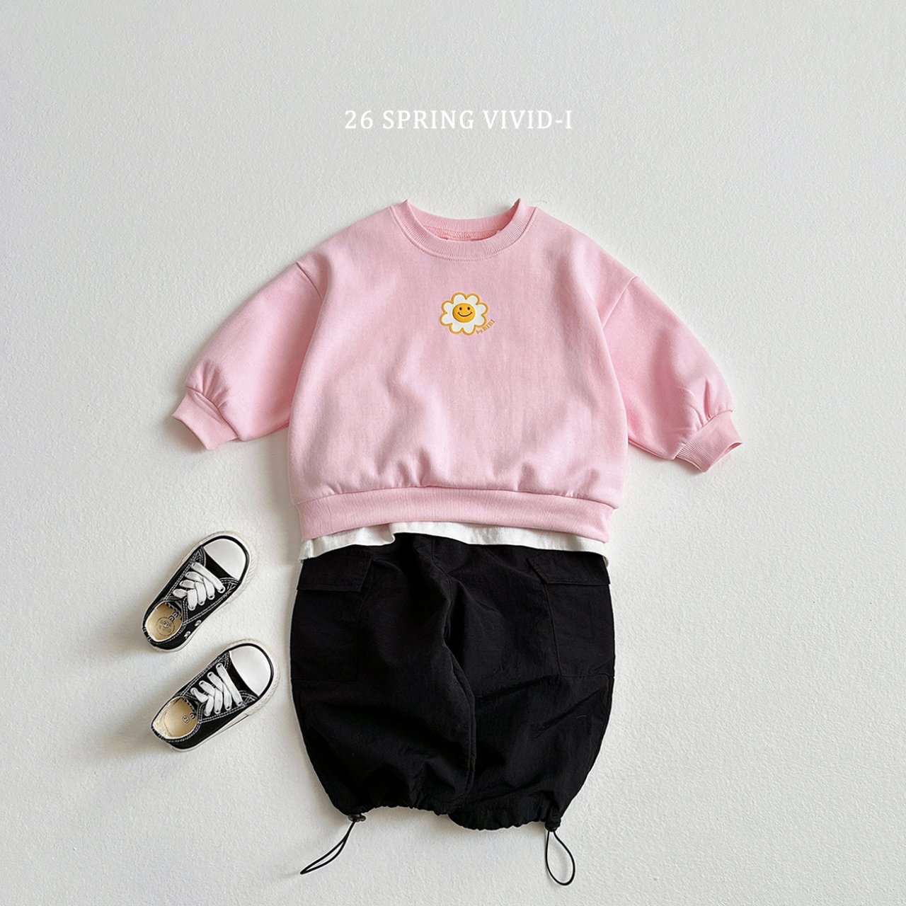 🌸預訂 韓國直送🌸🇰🇷VIVIDI三色立體花花印花長袖上下套裝