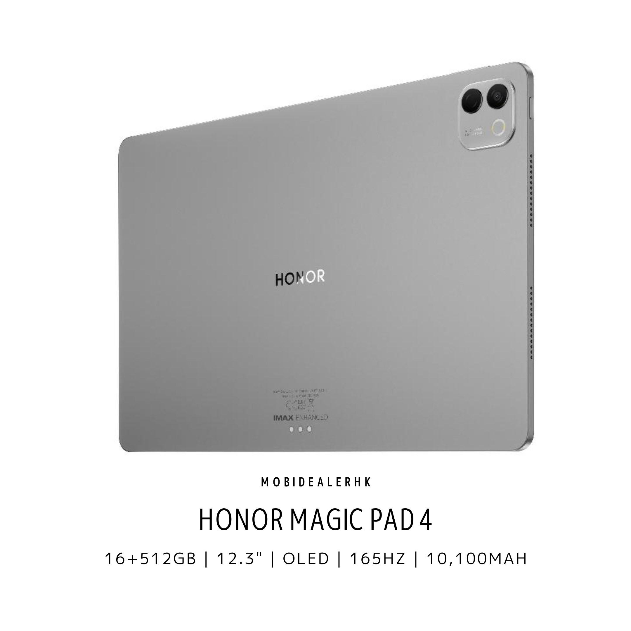 Honor MagicPad 4 | 榮耀 MagicPad 4 | 平板電腦 | 16+512Gb | 12.3" | OLED | 165Hz | 10,100mAh