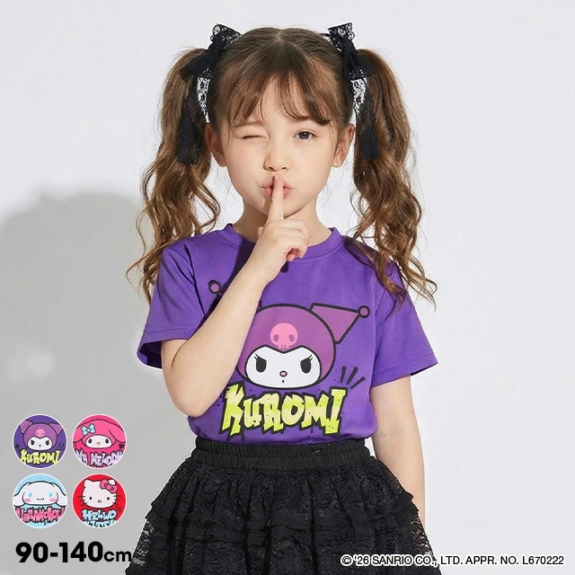 🆕【⭐訂購⭐】🇯🇵日本直送🌀#Sanrio 塗鴉風卡通圖案 短袖tee［4款選］🌀 [ELFA-0055][260705]
