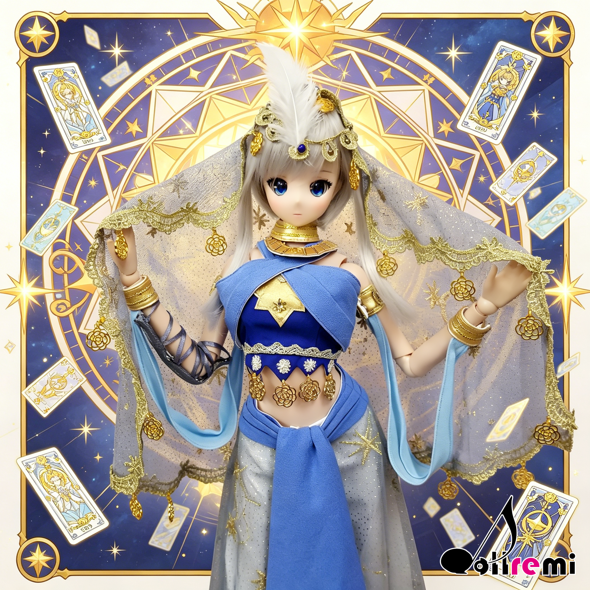 【dollremi】(DD0189) Cos 庫洛魔法使-大道寺知世 ~舞娘  Card Captor Sakura -Tomoyo Daidouji
