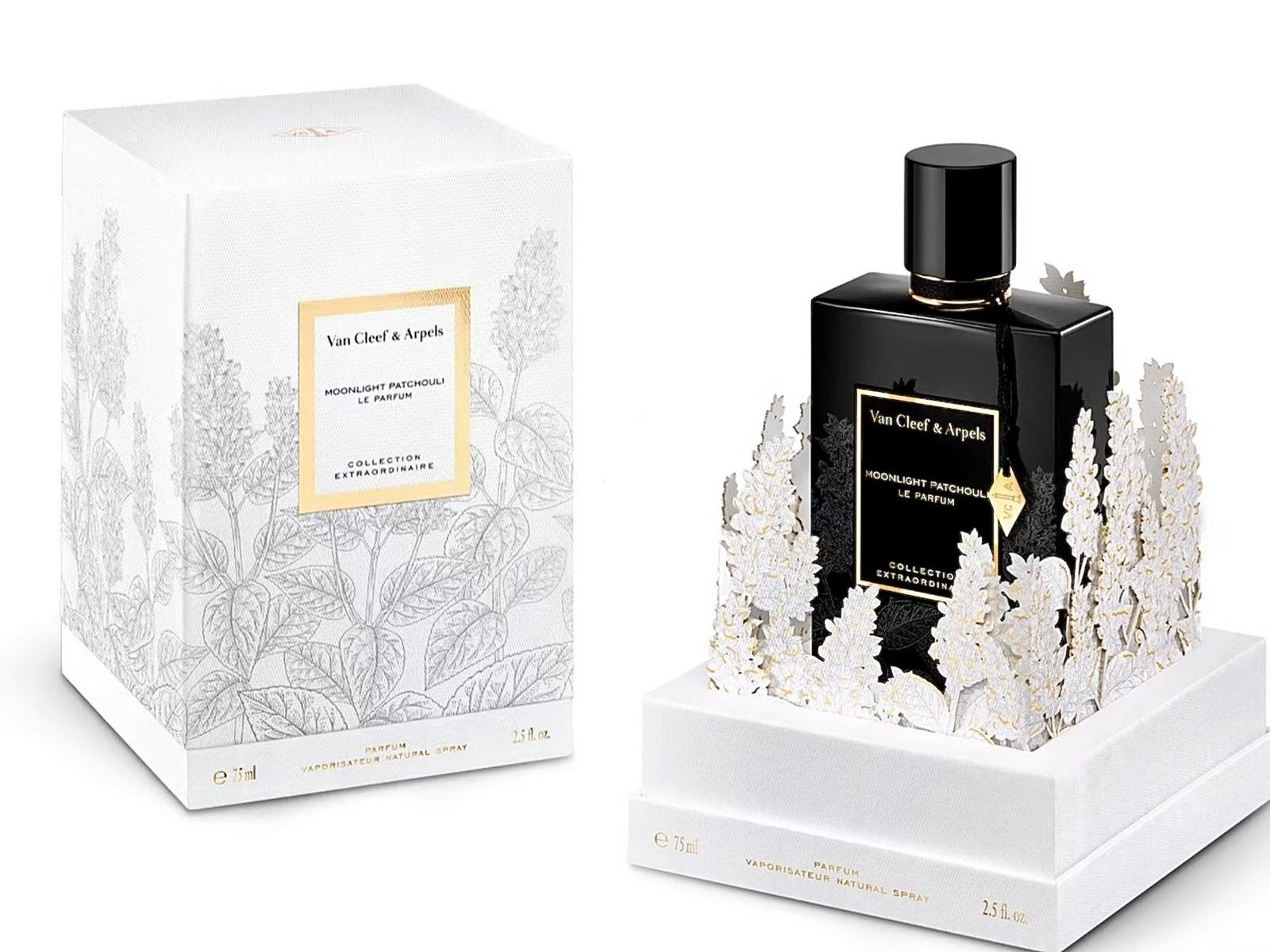 【法國高奢梵克雅寶 Van Cleef & Arpels (VCA) 非凡珍藏系列：月光廣藿香香精 Moonlight Patchouli (75ml 珍藏黑漆瓶正裝)】