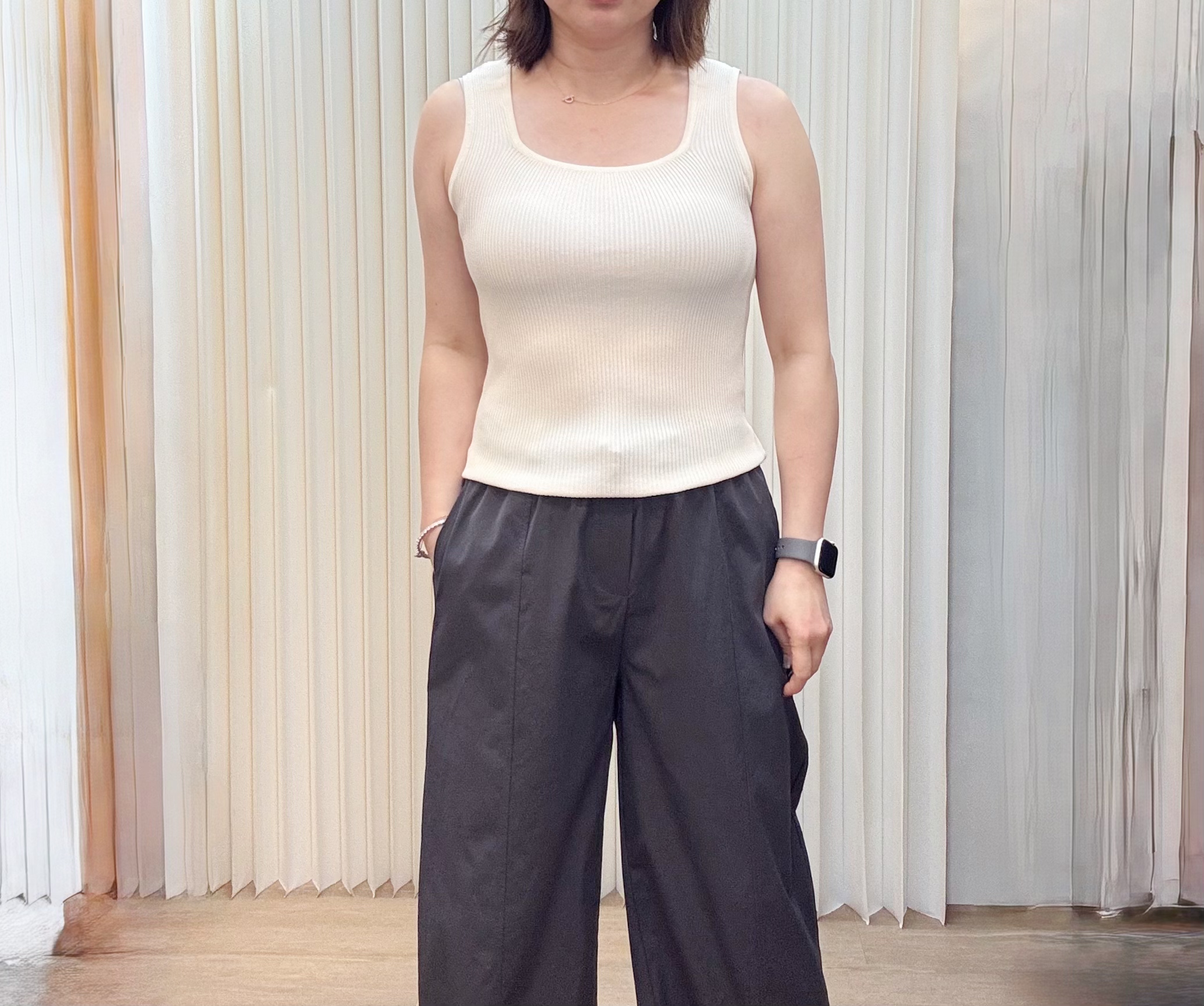 韓國U領針織背心 M585 04Pe58160