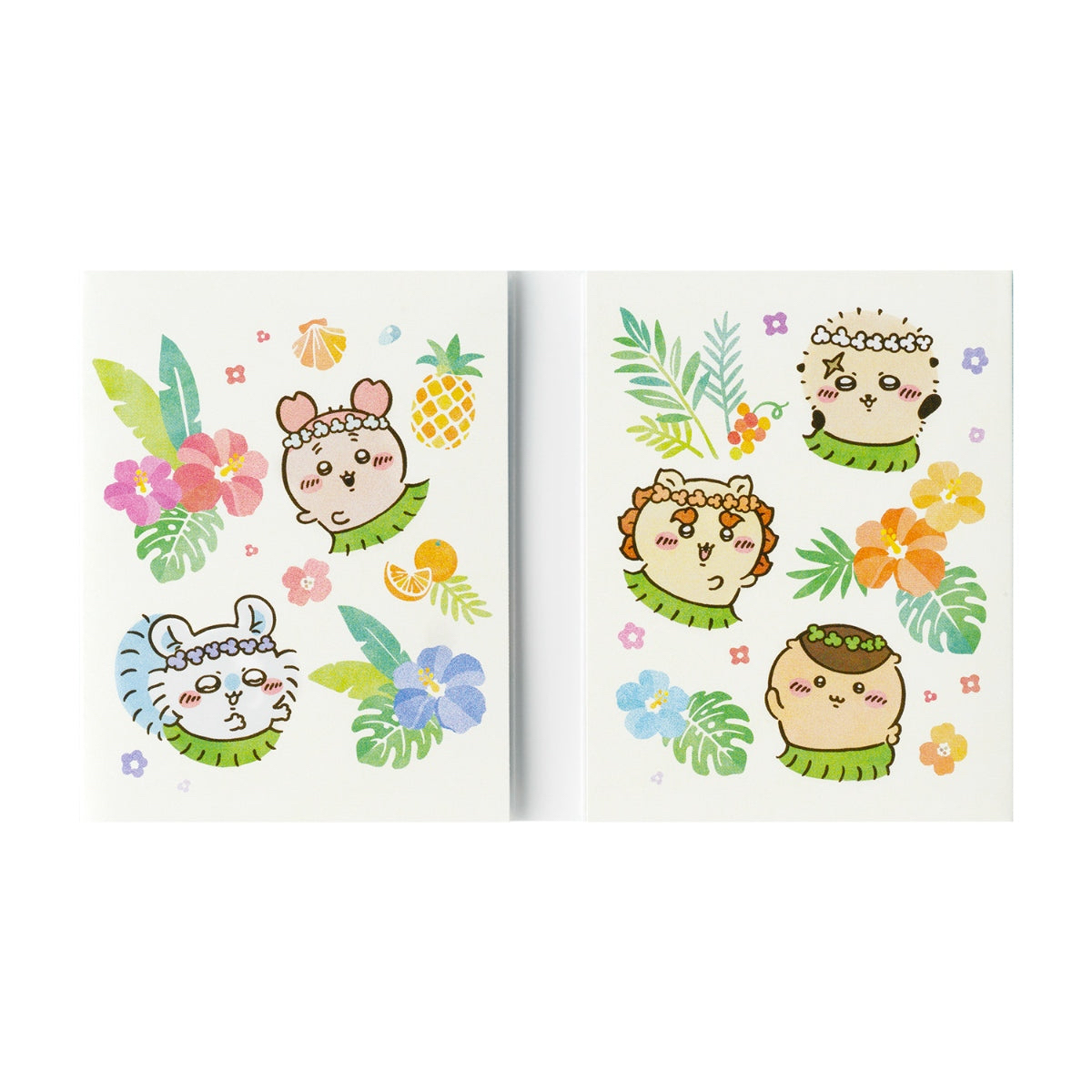 🎀【預訂】 Chiikawa 人魚島的秘密 Memo Book - 熱帶風情