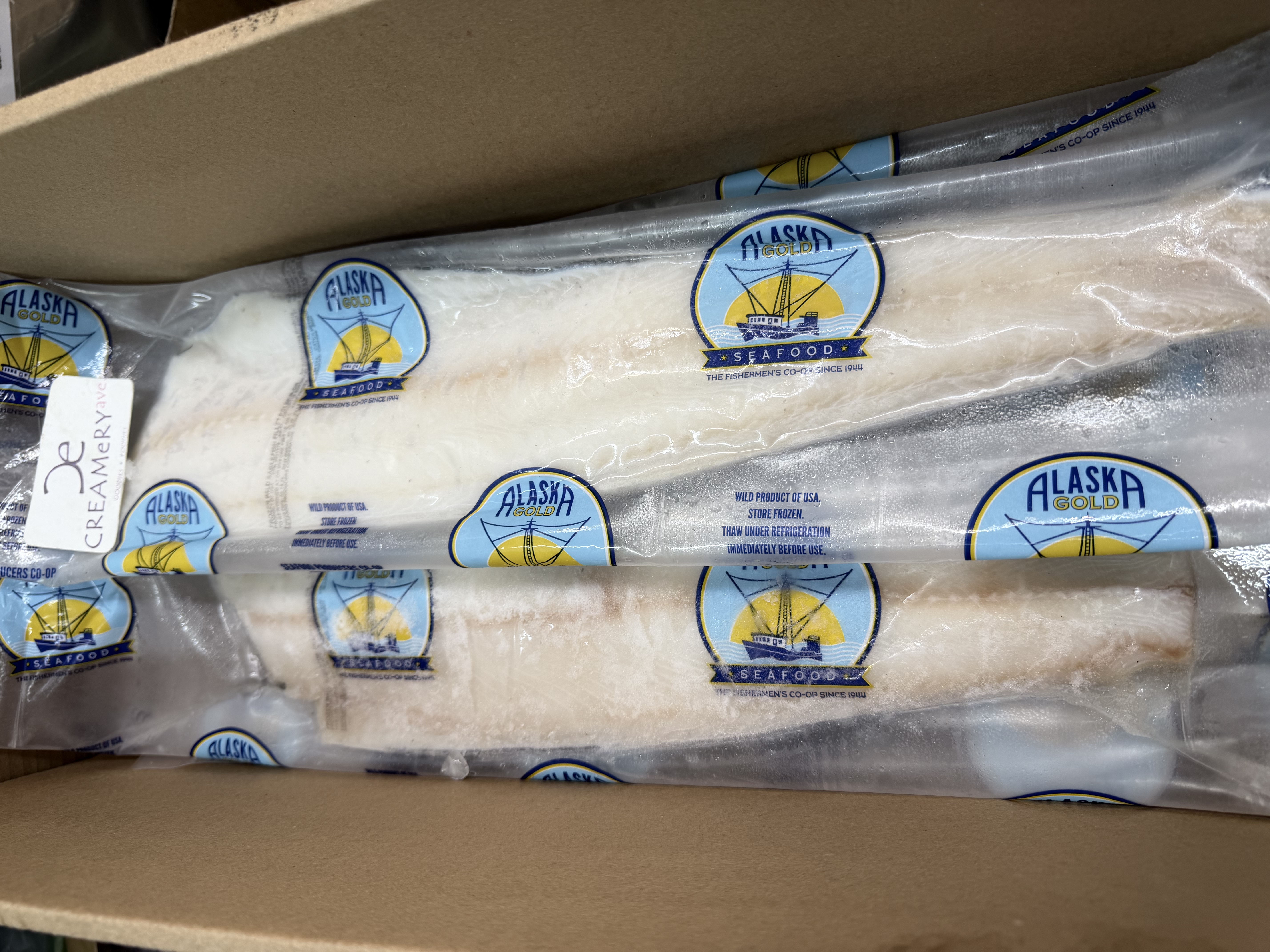 阿拉斯加野生 3/4銀鱈魚魚柳Wild Alaska 3/4 Black Cod Fillets ±540g-640g/件