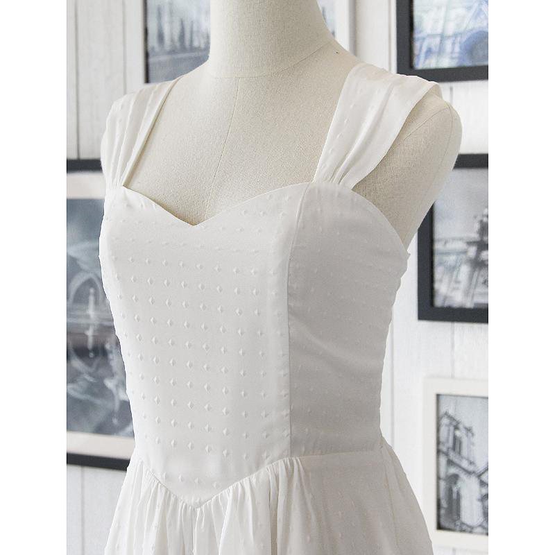 (SOLDOUT) Roman Holiday Sweatheart White Dress(FM021)