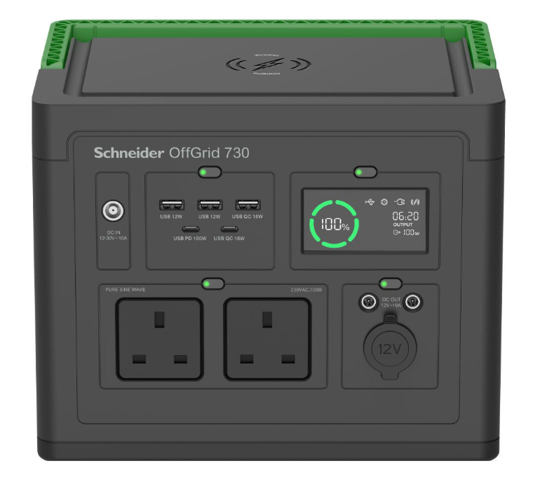 施耐德電氣 - (738Wh) Schneider OffGrid 手提式流動電源(PPS730-UK) #大容量流動電能站 #移動電源 #外置電