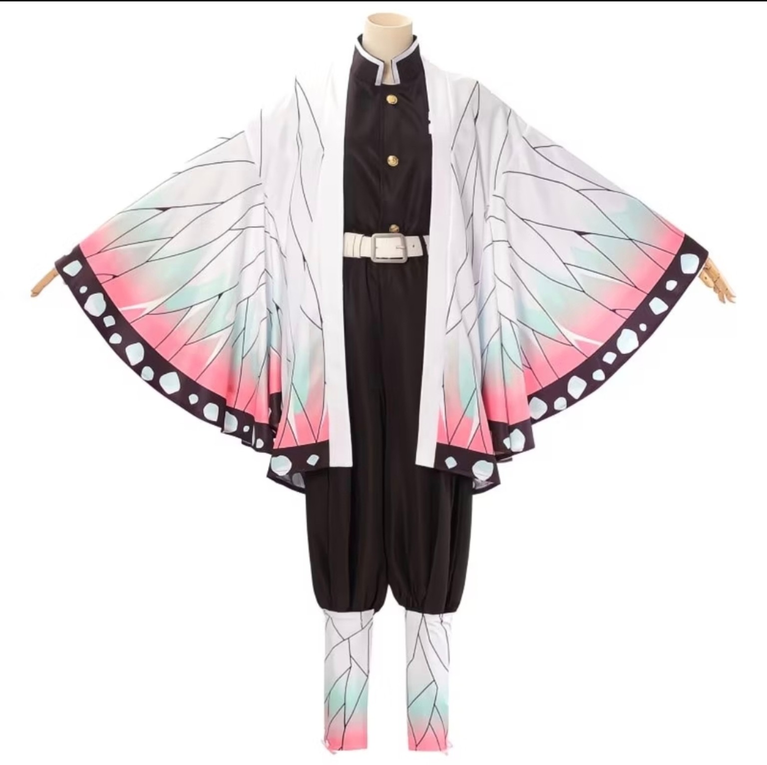 鬼滅之刃蝴蝶忍主題成人女裝Cosplay Costume 6件套 角色扮演服裝