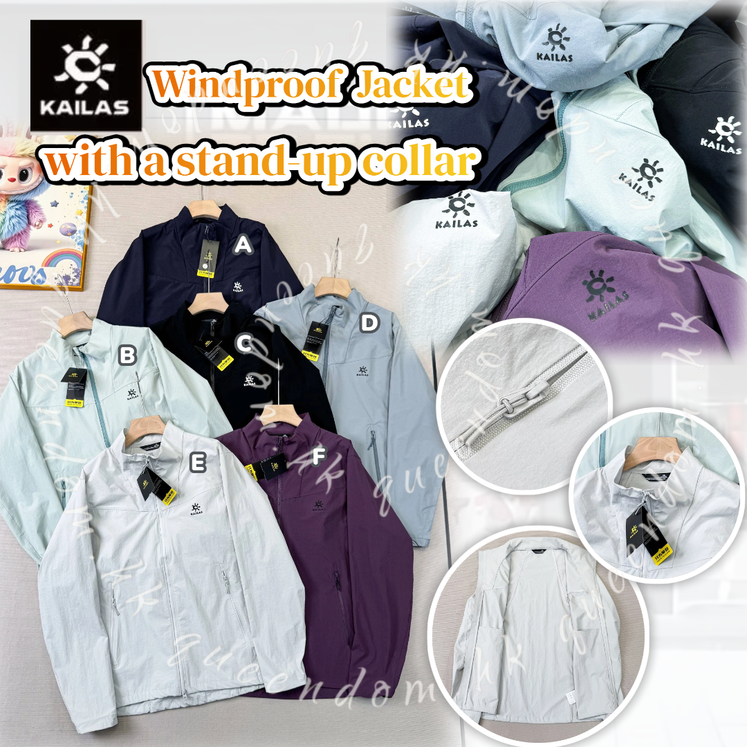 KAILAS Windproof jacket with a stand-up collar立領防風外套