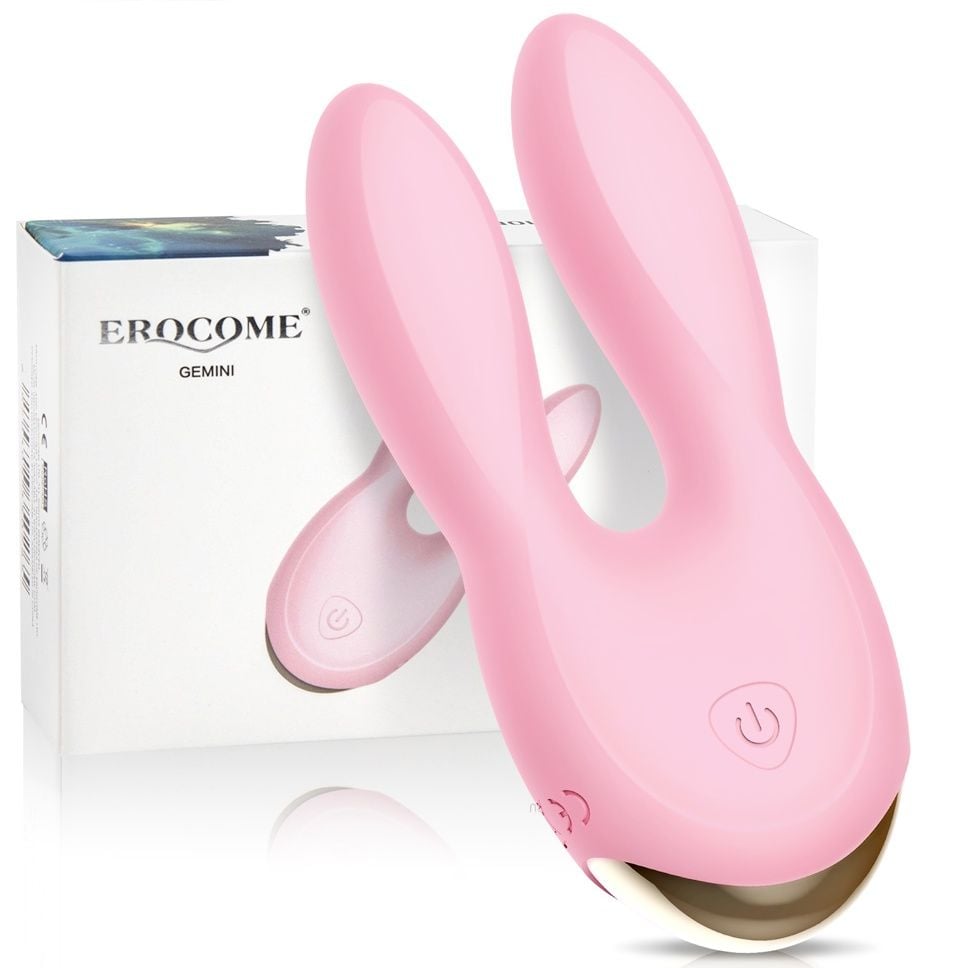 Erocome - Gemini 兔子按摩器 - 粉色 照片-16