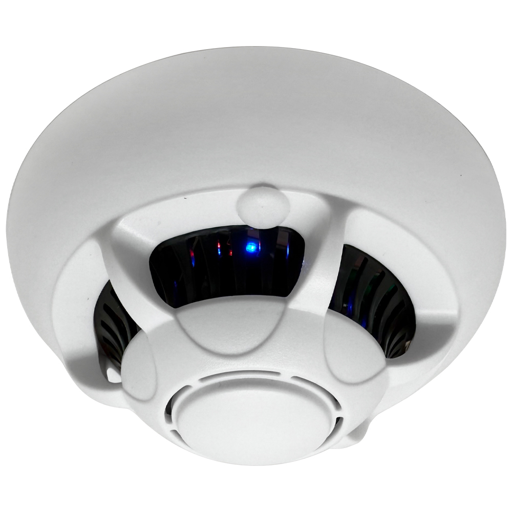 WIFI 4K 煙霧偵測器造型無線網路微型針孔攝影機(128G) 影音記錄器