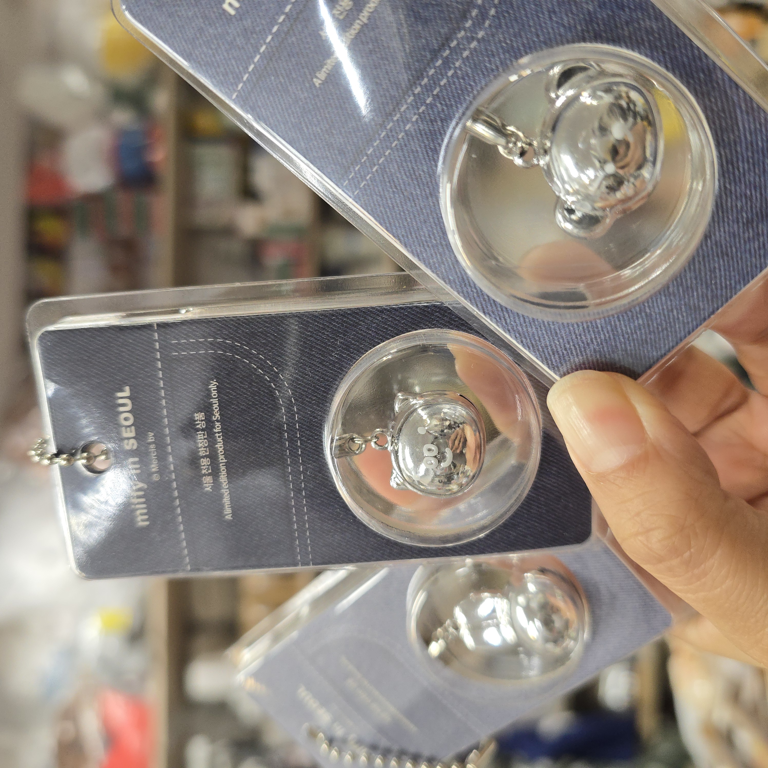 miffy 韓國首爾限定 鈴鐺 銀色