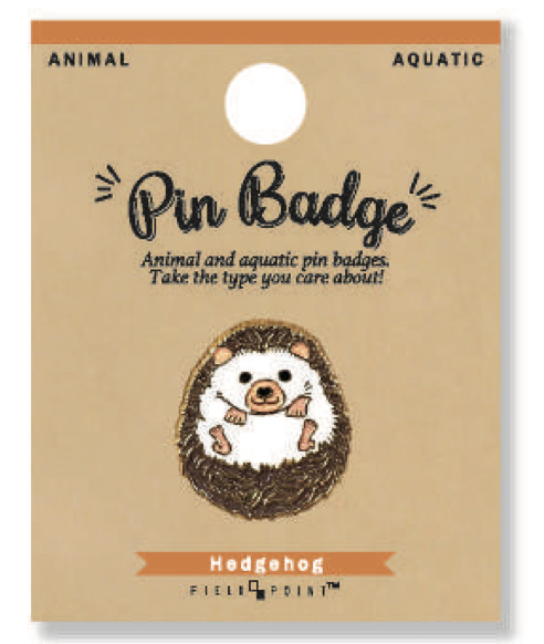Animal Pin Badge - Hedgehog