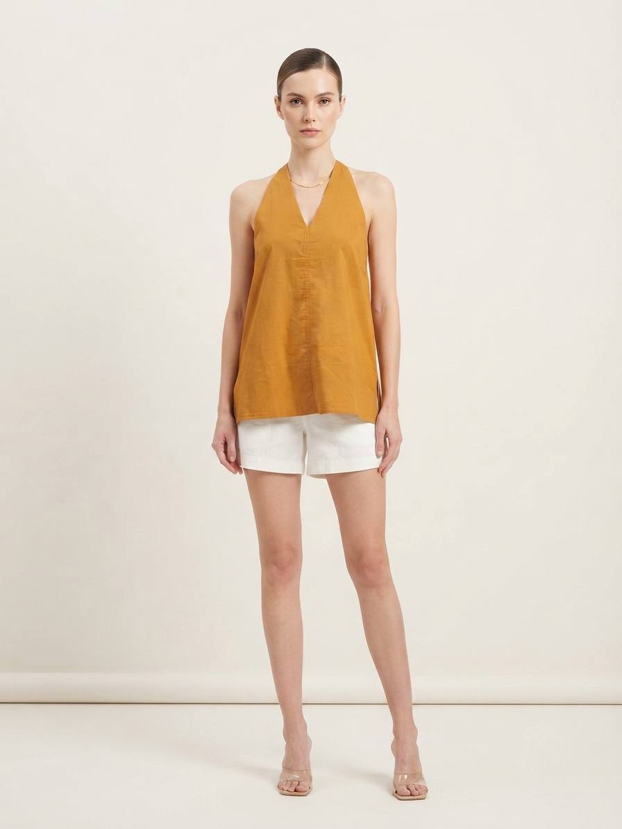 W6313A - Sleeveless Tunic