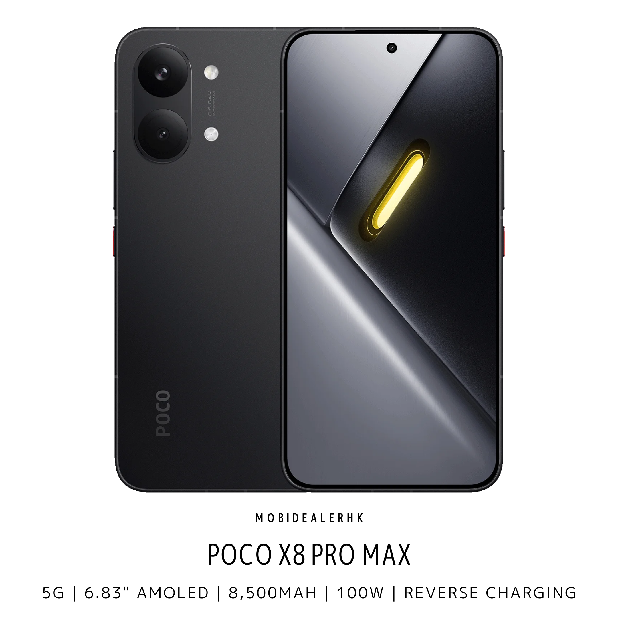 Poco X8 Pro Max | 5G | 智能手機 | Dimensity 9500s | 8500mAh大電量 | 100W快充 | IP68防水