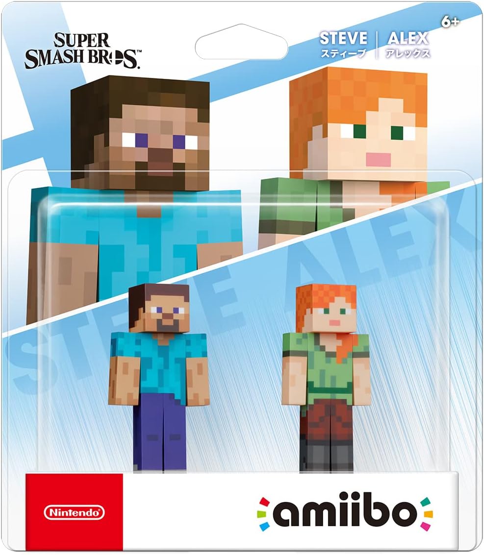 [現貨][amiibo] 史提夫 / 愛莉克斯(任天堂明星大亂鬥系列)