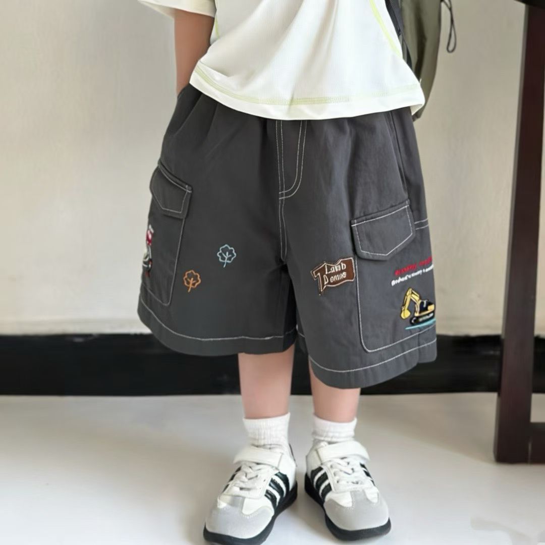 日系Lambdonne車車工裝短褲